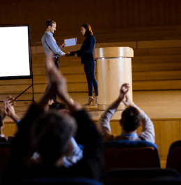 Employee Recognition Meeting Room Scenario